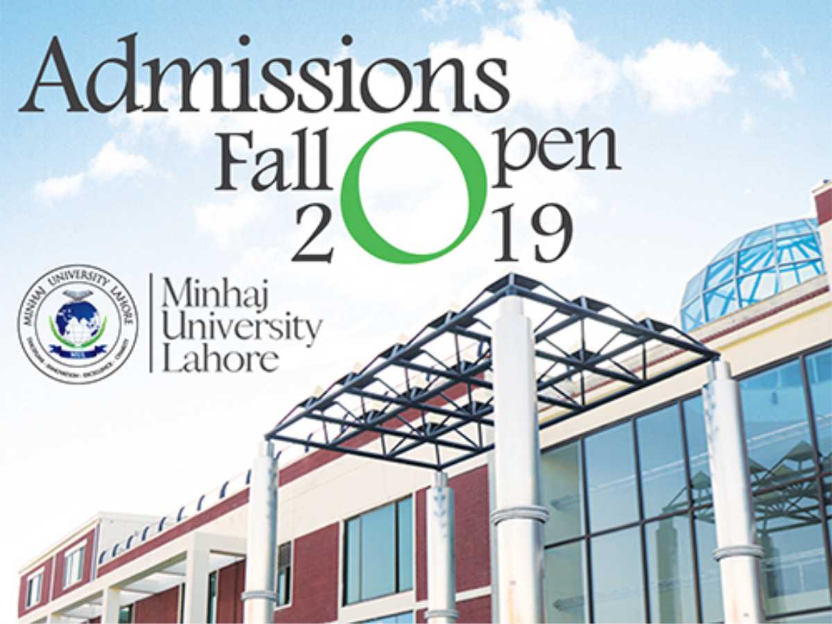 Admissions Open Fall 2019