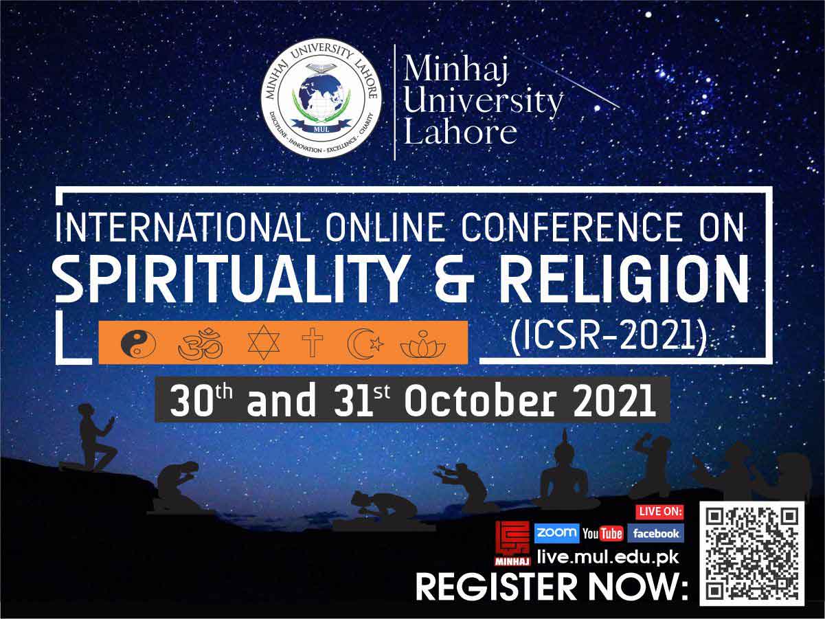 INTERNATIONAL ONLINE CONFERENCE ON SPIRITUALITY & RELIGION