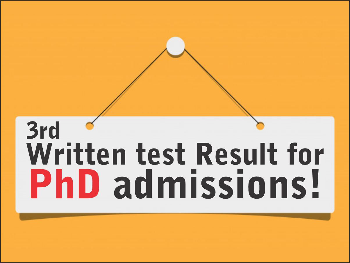 3rd-written-test-result-for-phd-admissions