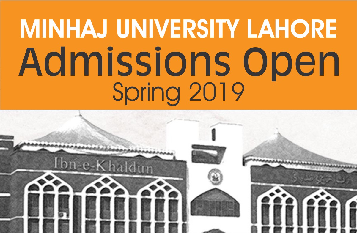 Admissions Open 2019 Spring