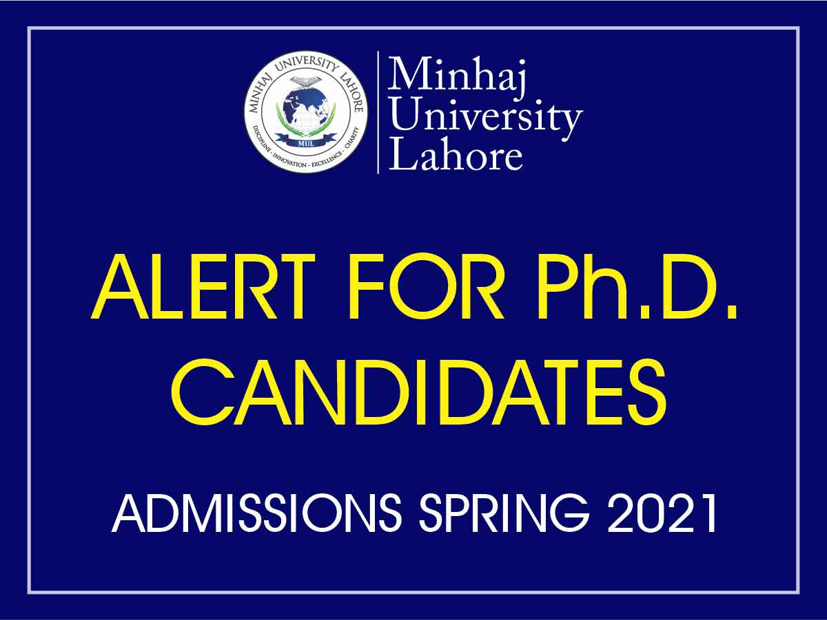 ALERT FOR Ph.D. CANDIDATES (UPDATED)