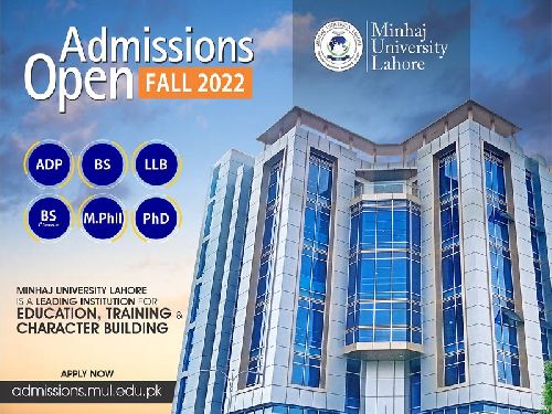 Admissions Open Fall 2022