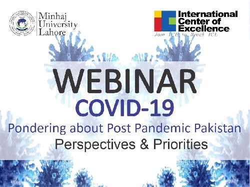Webinar | COVID-19 Pondering about Post Pandamic Pakistan