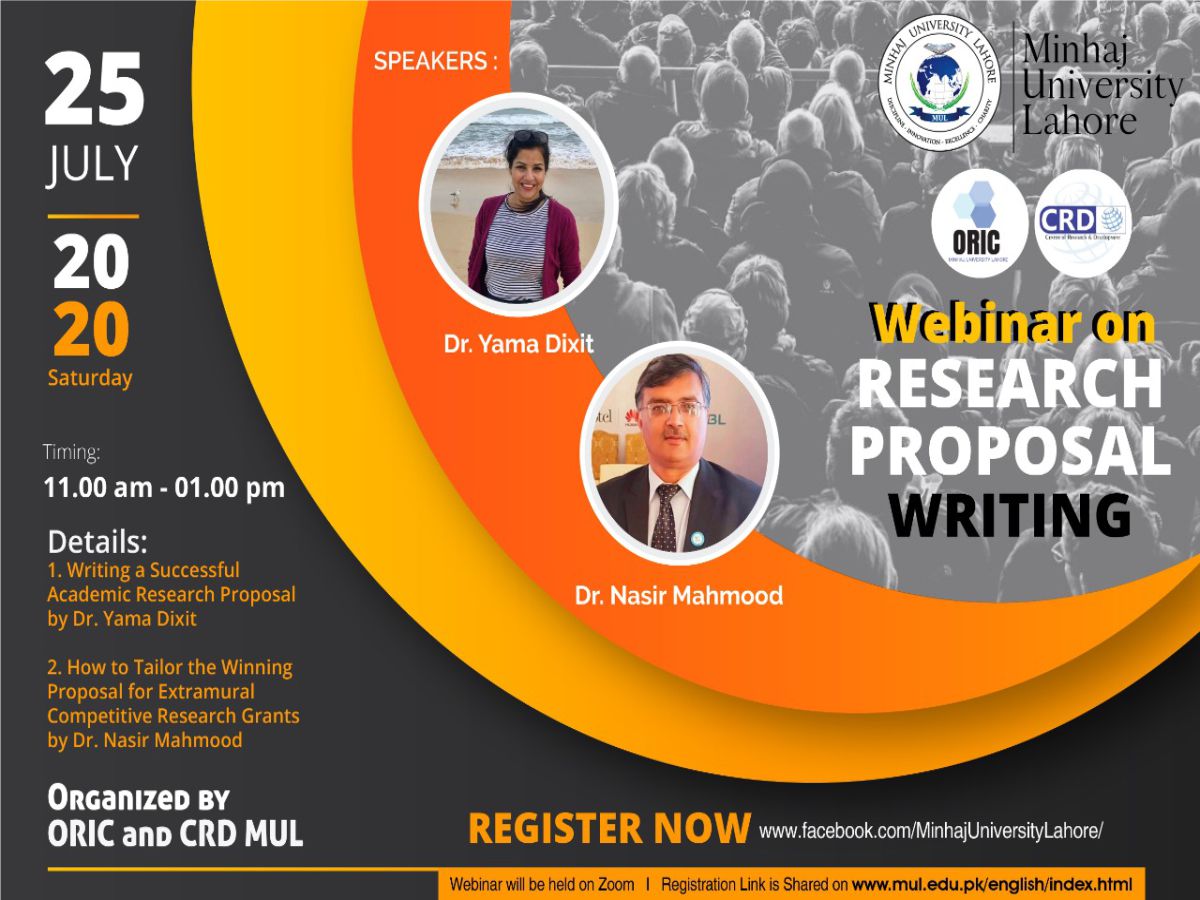 Webinar on Research Proposal Writing