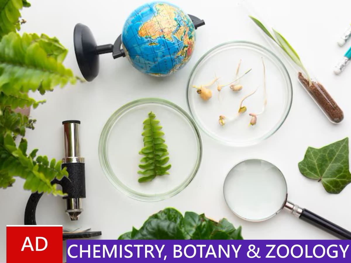 Associate Degree in Chemistry, Botany and Zoology